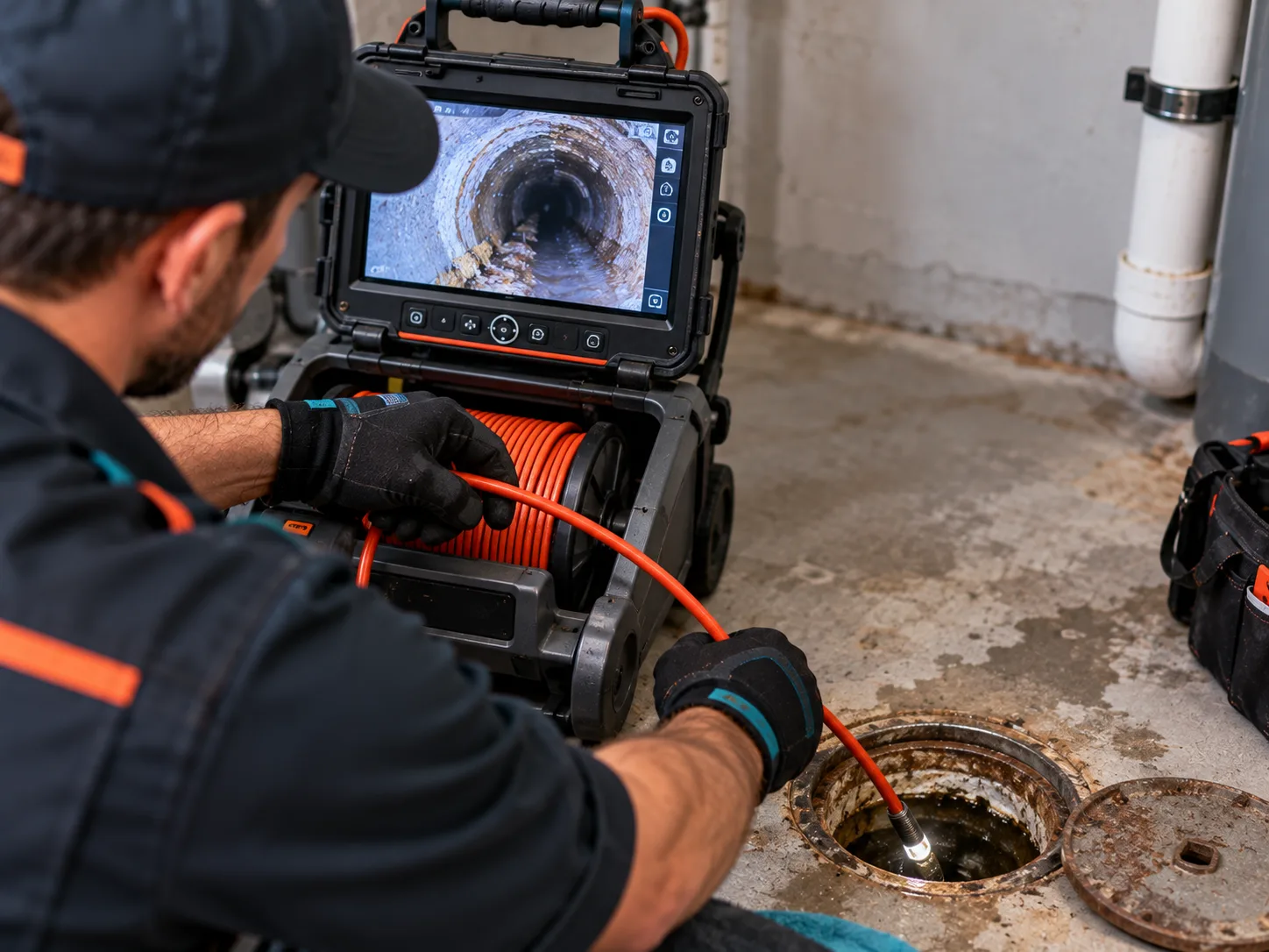 Clogged Drain Service company in New Lothrop, MI